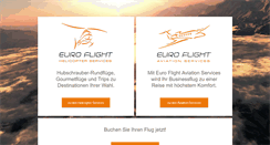 Desktop Screenshot of euro-flight.at